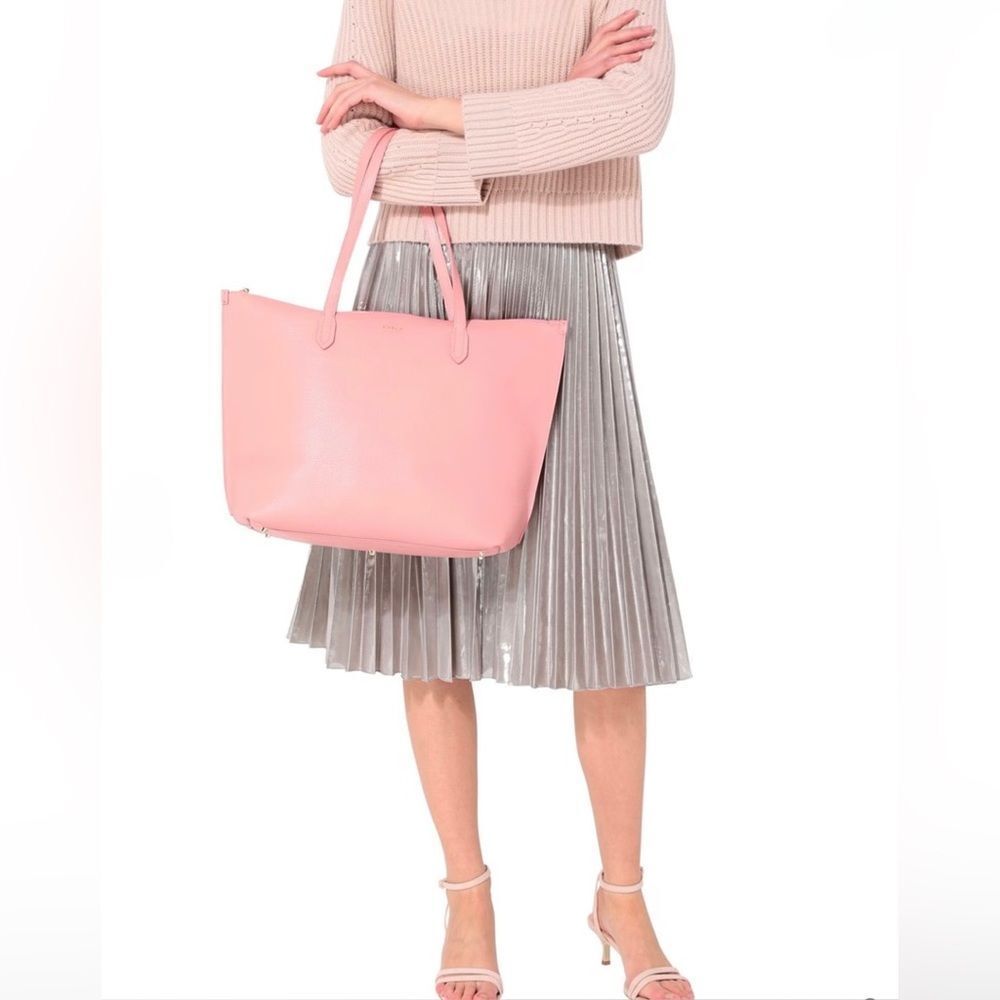 Pink Furla tote bag